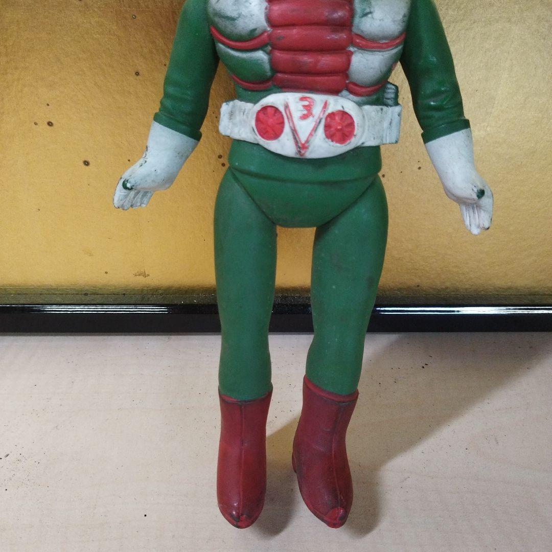 仮面ライダー ソフビ　パチ　v3レトロ　貴重　コレクター