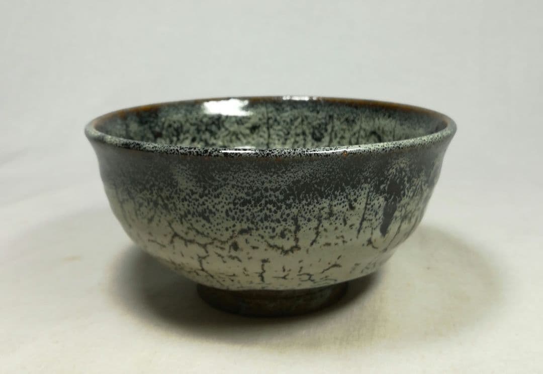 朝鮮唐津　柳孝雄作　茶碗　共箱　茶道具