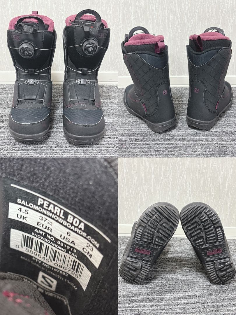 超豪華❗️サロモン/HEAD レディース スノーボードセット★143cm+ブーツ付