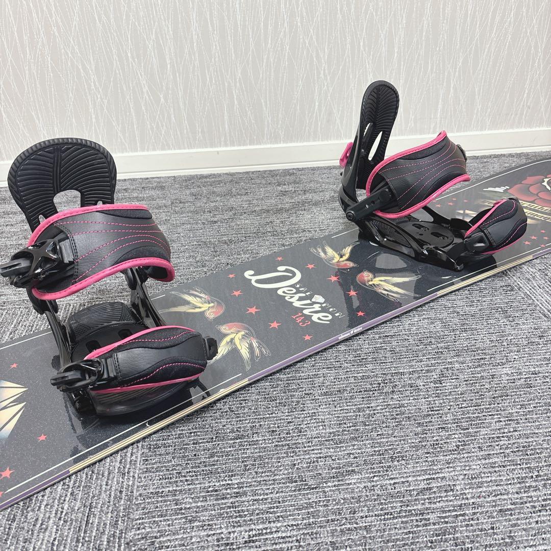 超豪華❗️サロモン/HEAD レディース スノーボードセット★143cm+ブーツ付