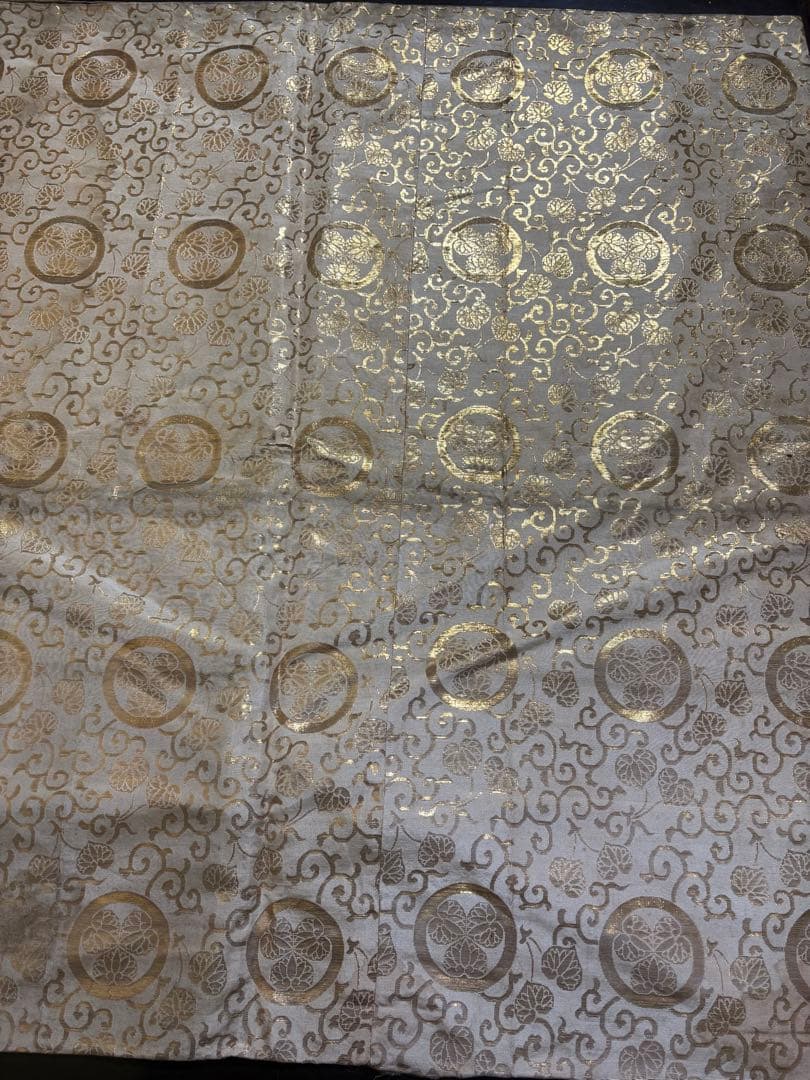 江戸時代　￼￼本金純金古布