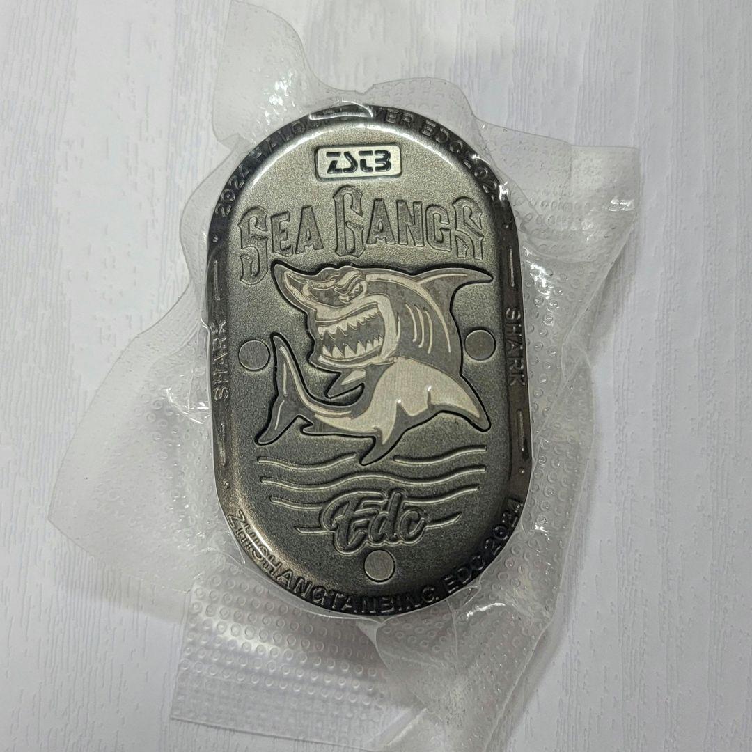 新品 新色グレー フィジェットトイ スライダー EDC Shark シャーク