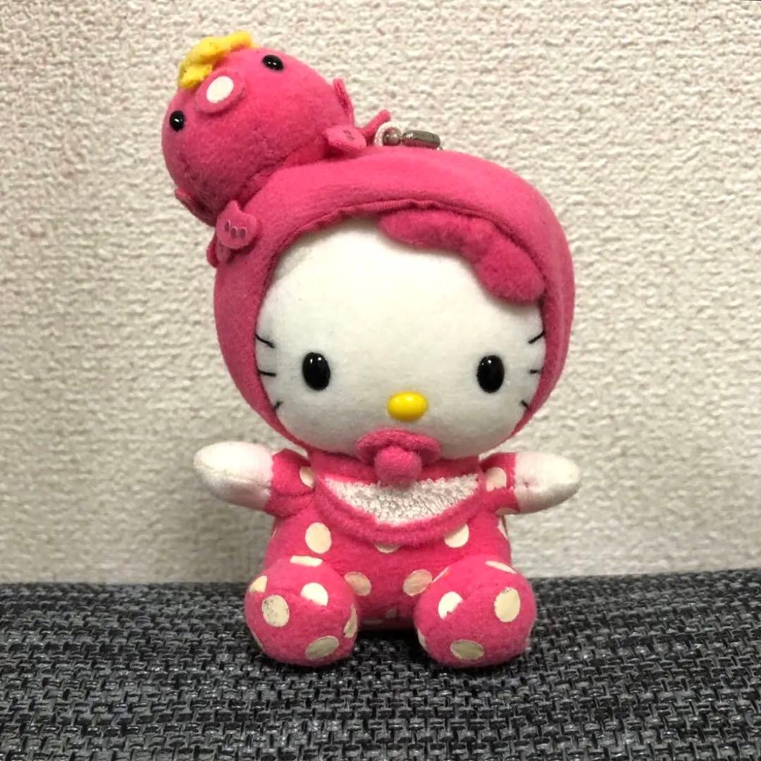 d*7様 ハローキティ ご当地 ぬいぐるみ マスコット 明石限定 タコベビー S