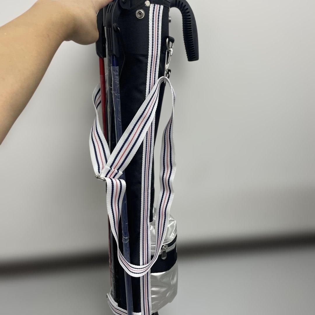 FILA 折りたたみ式キャディバッグ ネイビー/シルバー