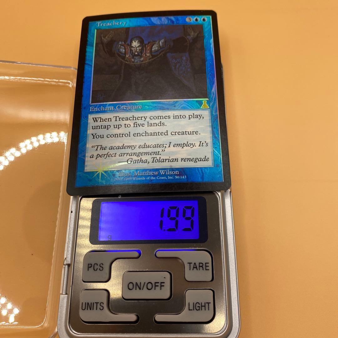 mtg FOIL 不実/Treachery 英語版