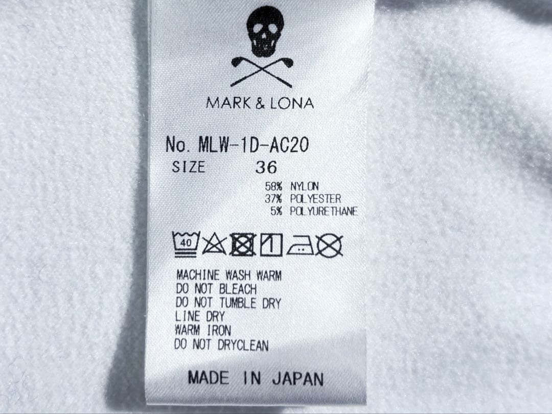 美品 MARK&LONA ハーフジップフリース 裏起毛 36 日本製