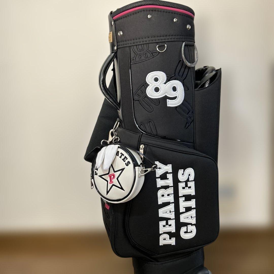 ひろなPEARLY GATES キャディバッグ ブラック