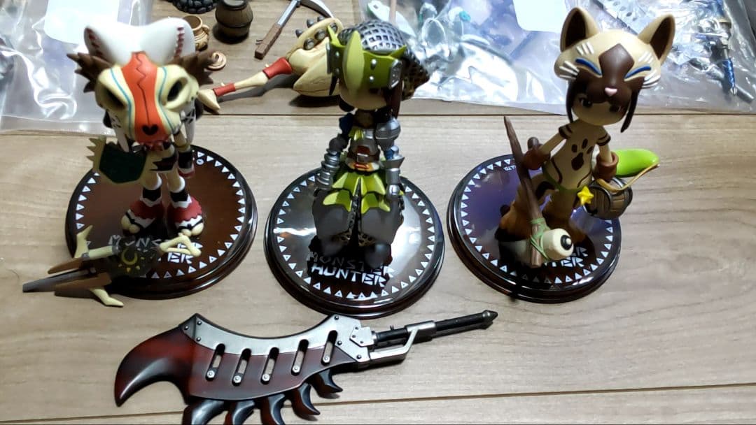 モンスターハンター 可動狩人8種・可動狩人G7種+α 15体セットまとめ売りレア