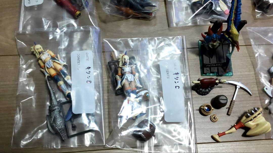 モンスターハンター 可動狩人8種・可動狩人G7種+α 15体セットまとめ売りレア