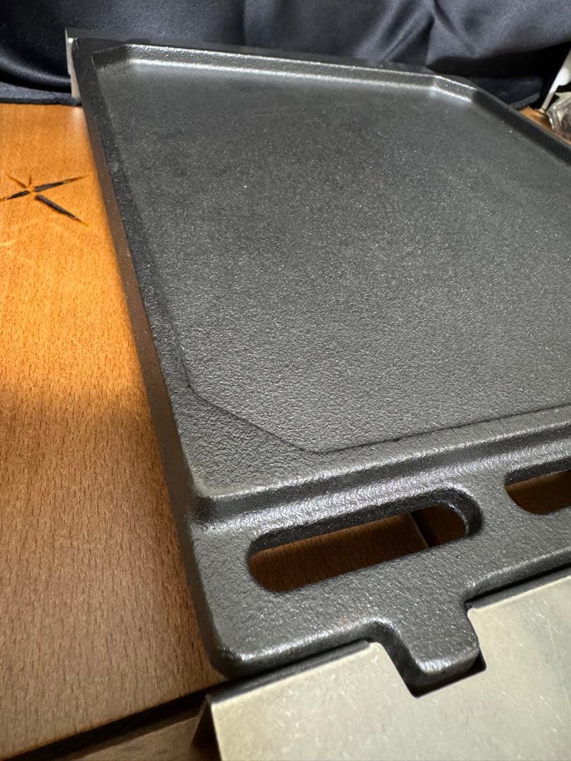 フラットバーナー専用鉄板 極厚 グリル Peak 収納袋付き