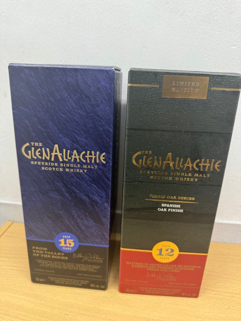 グレンアラヒー　2本セット 15年　12年 スパニッシュバージンオーク