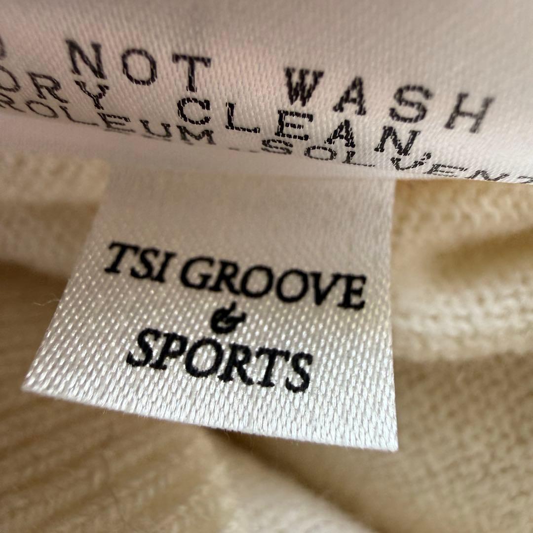 カシミヤ素材　パーリーゲイツ　ニット　M〜L相当　白　アイボリー　セーター　4