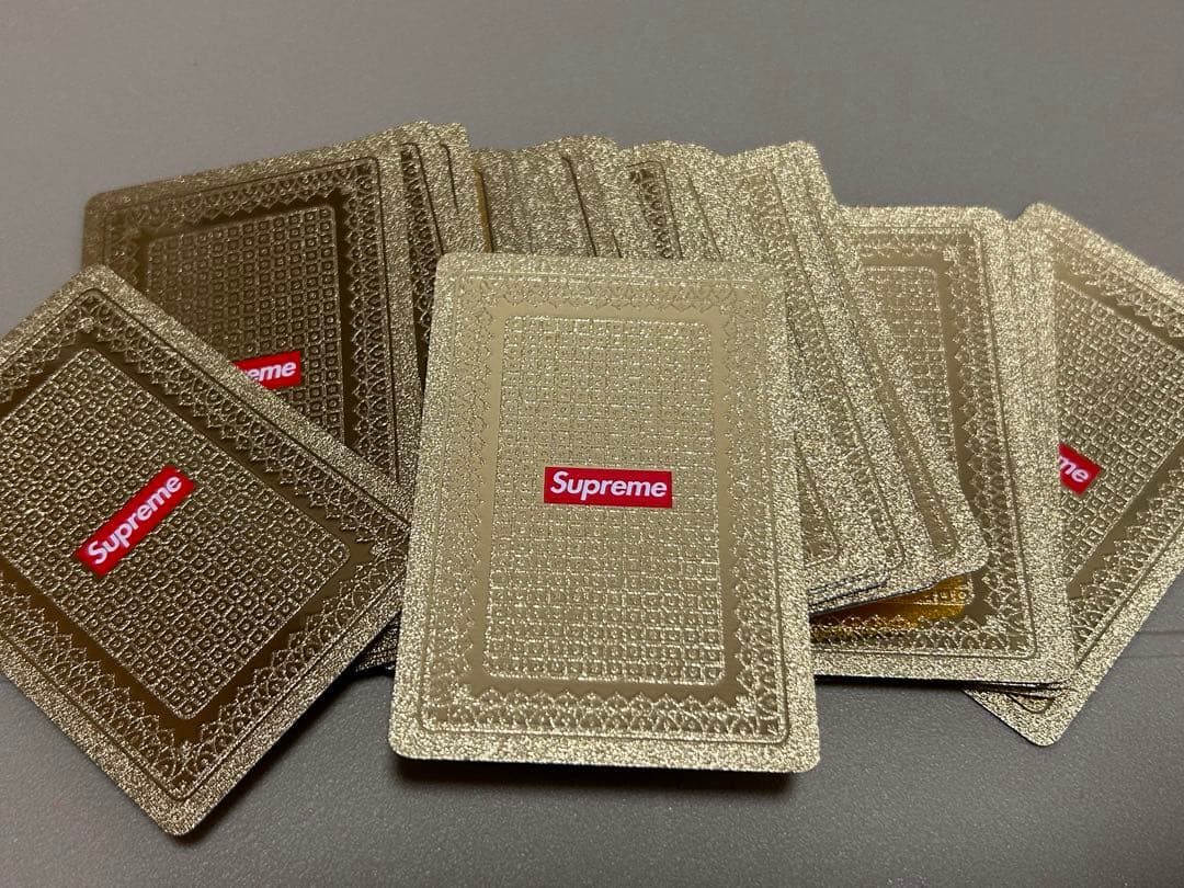Supreme ゴールドトランプ セット 限定品