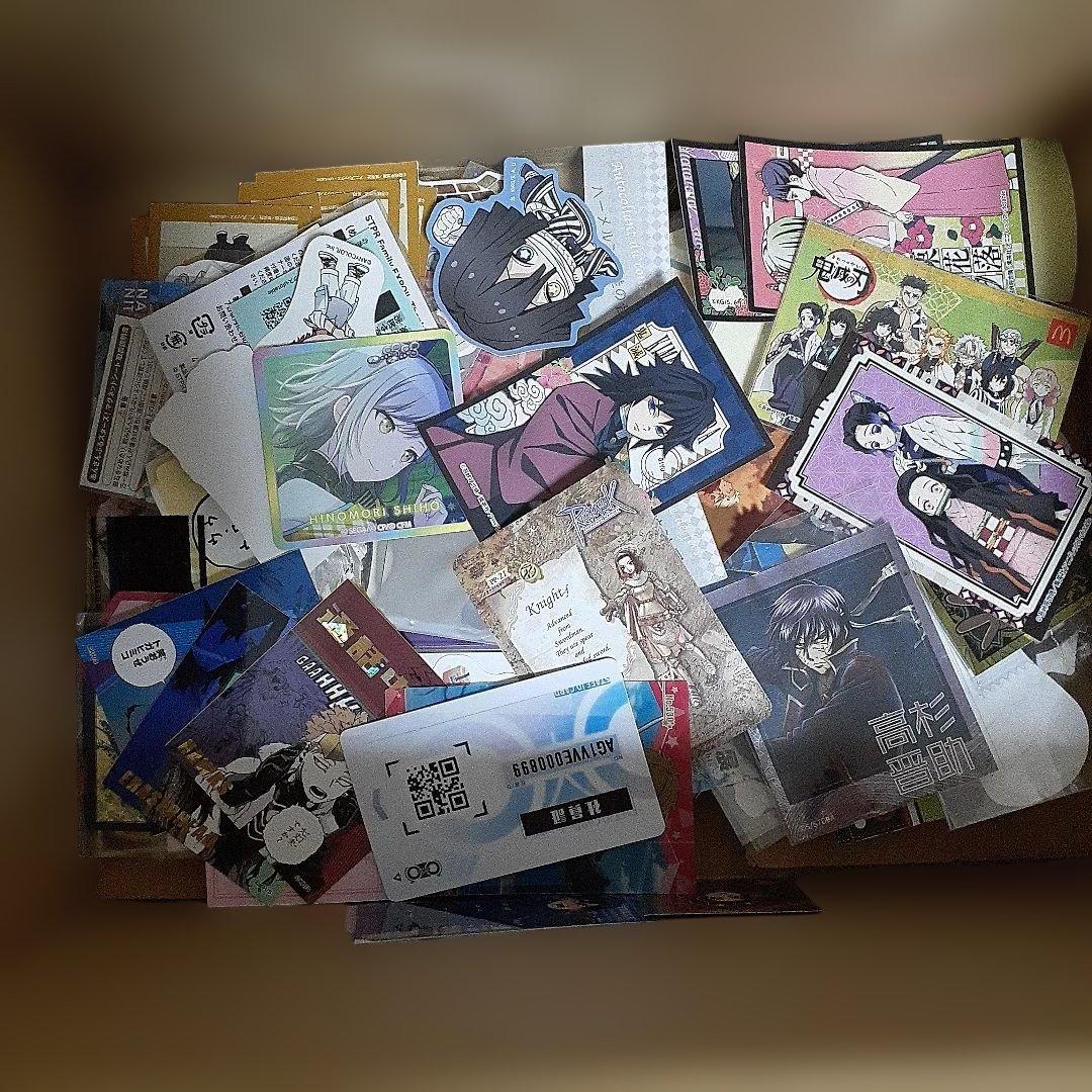 アニメ・マンガ・キャラクター　紙類　シール　ステッカー　ミニカード　まとめ売り