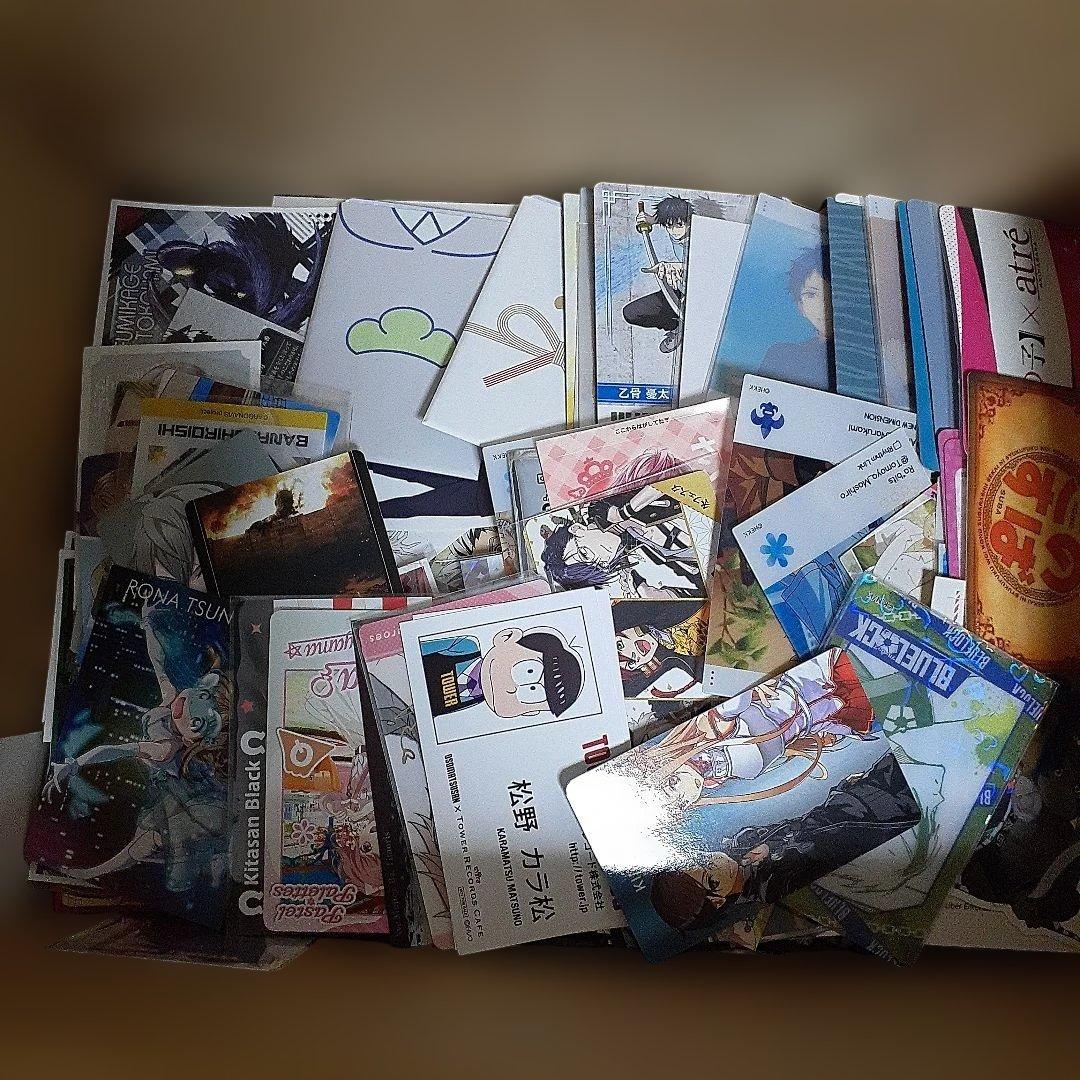 アニメ・マンガ・キャラクター　紙類　シール　ステッカー　ミニカード　まとめ売り