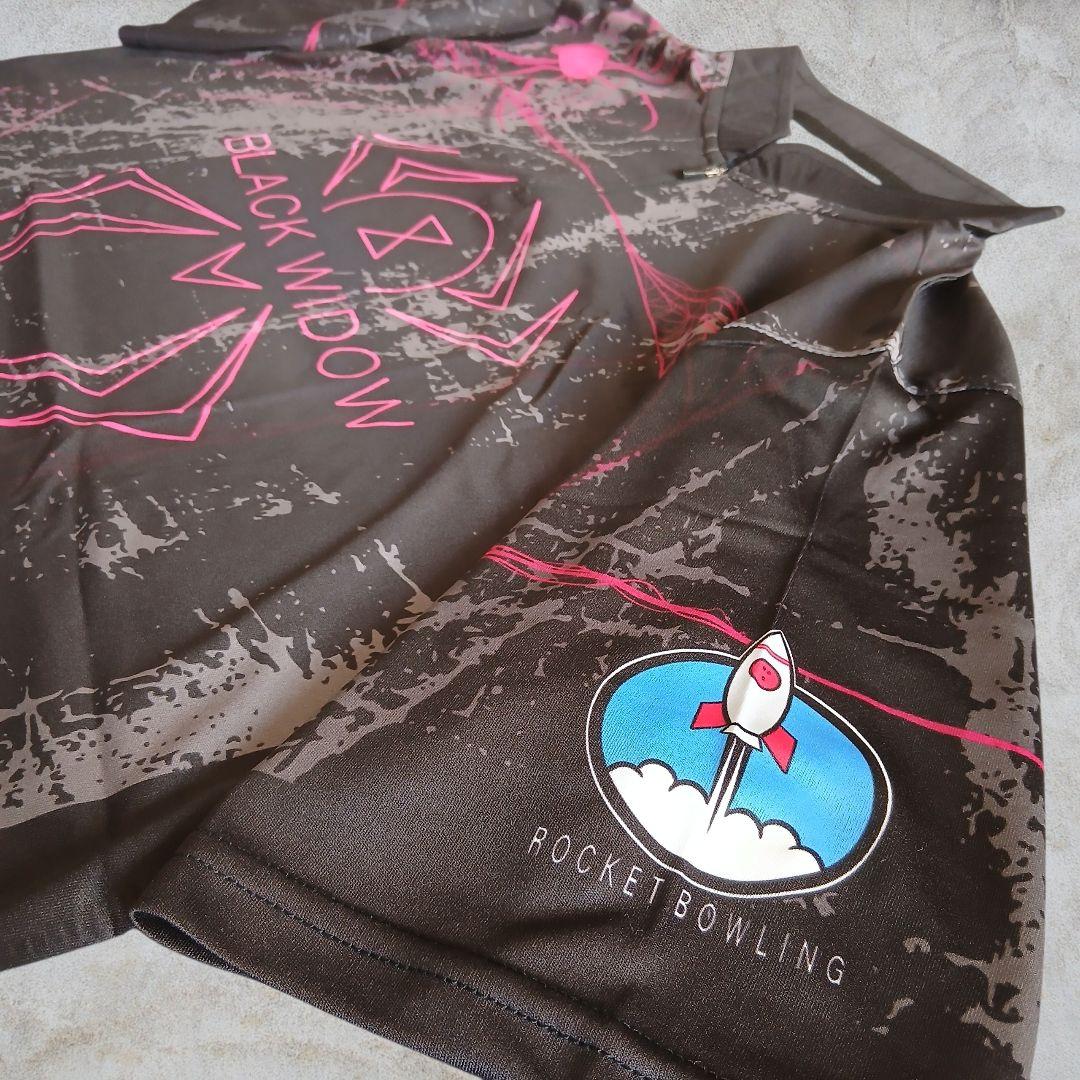 ✨新品✨ボウリングウェア　日本サイズ2XL　ブラックウィドー　ハンマー　ブラック