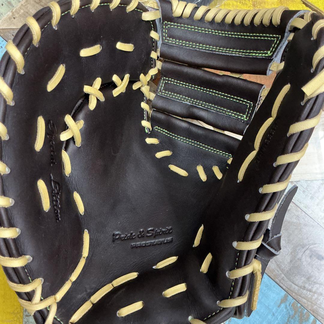 ゼットプロステイタス軟式ファーストミット　サウスポー湯もみ型付けサービス