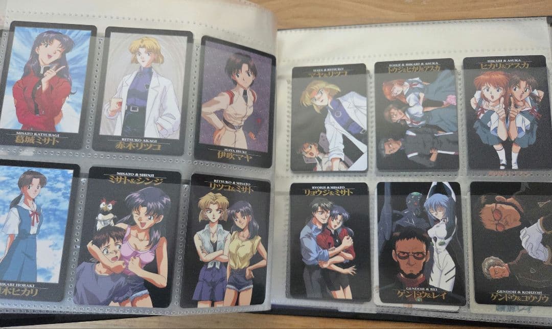 エヴァンゲリオンカードダスコンプリートアルバム付き108未剥がし付き