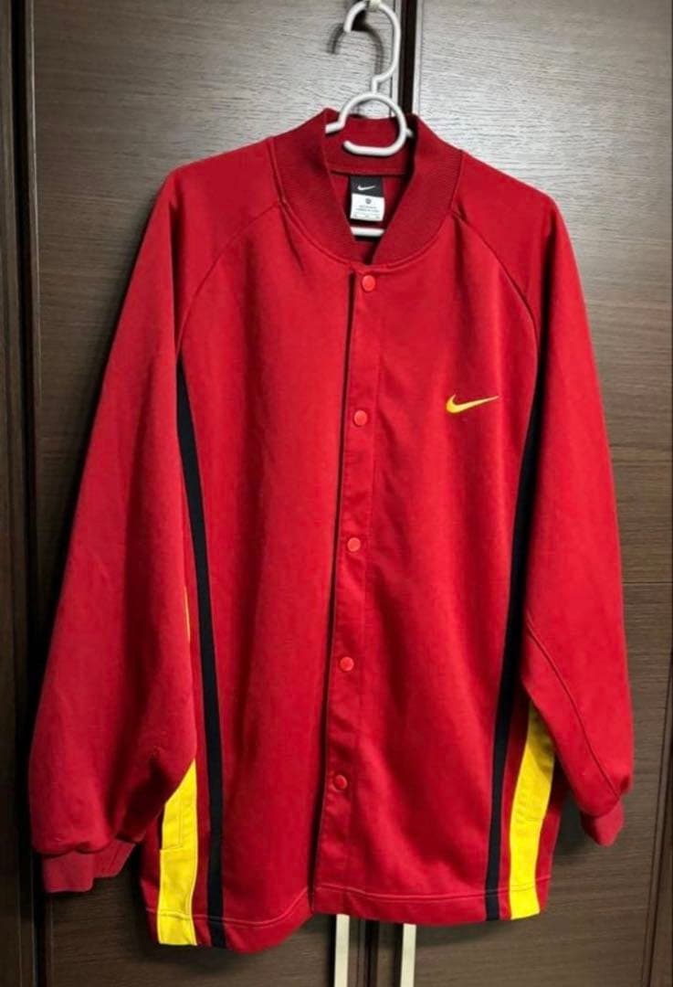 激レア 日本製 00s NIKE 上下セットアップ XL L サイドボタン 刺繍