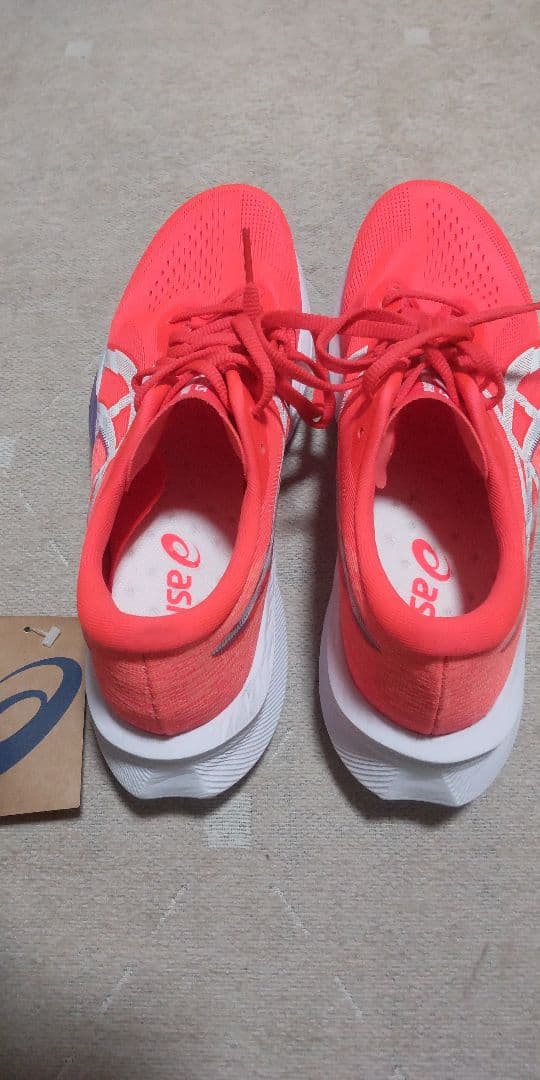 ASICS マジックスピード4 FLASHRED/WHITE 27.0