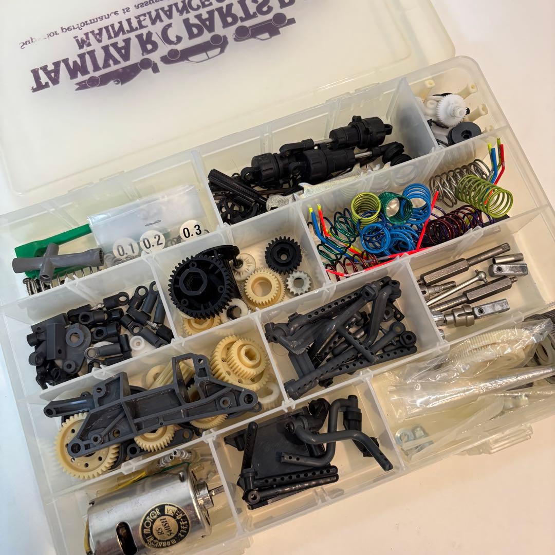 タミヤ TA03F ビンテージRCカーセット／動作確認済み・希少モーター付き