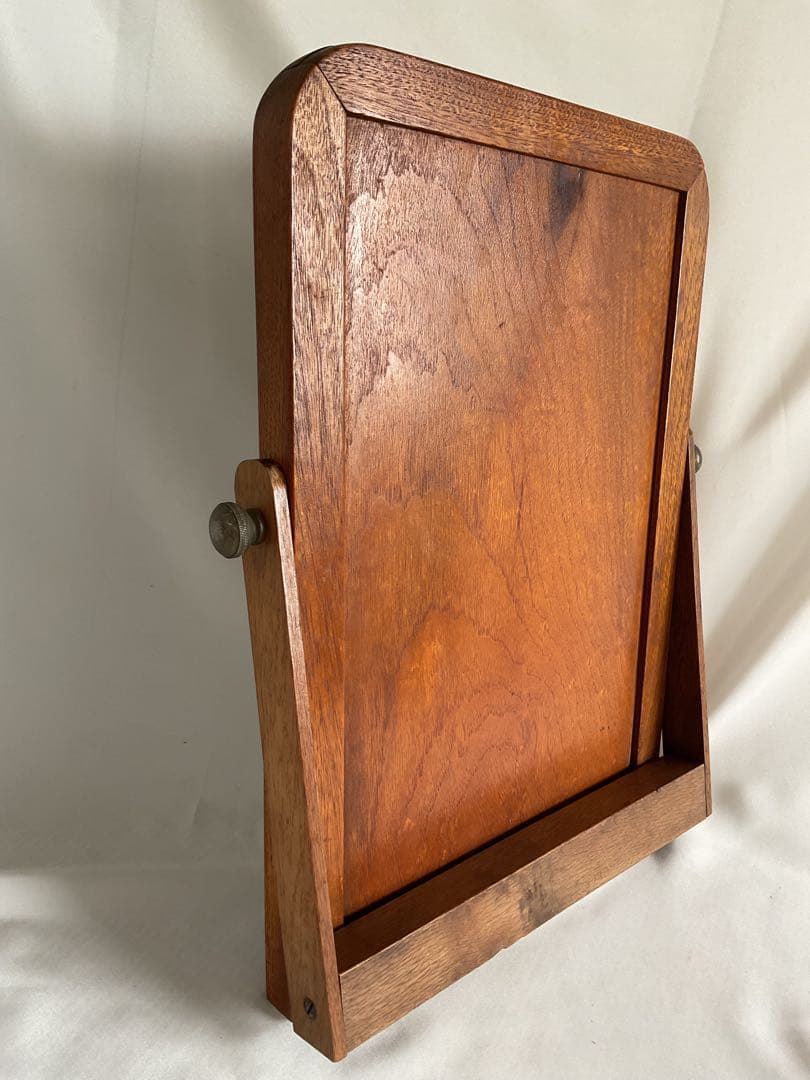 希少！！美しい花杢の古いフランス製「スタンドミラー」