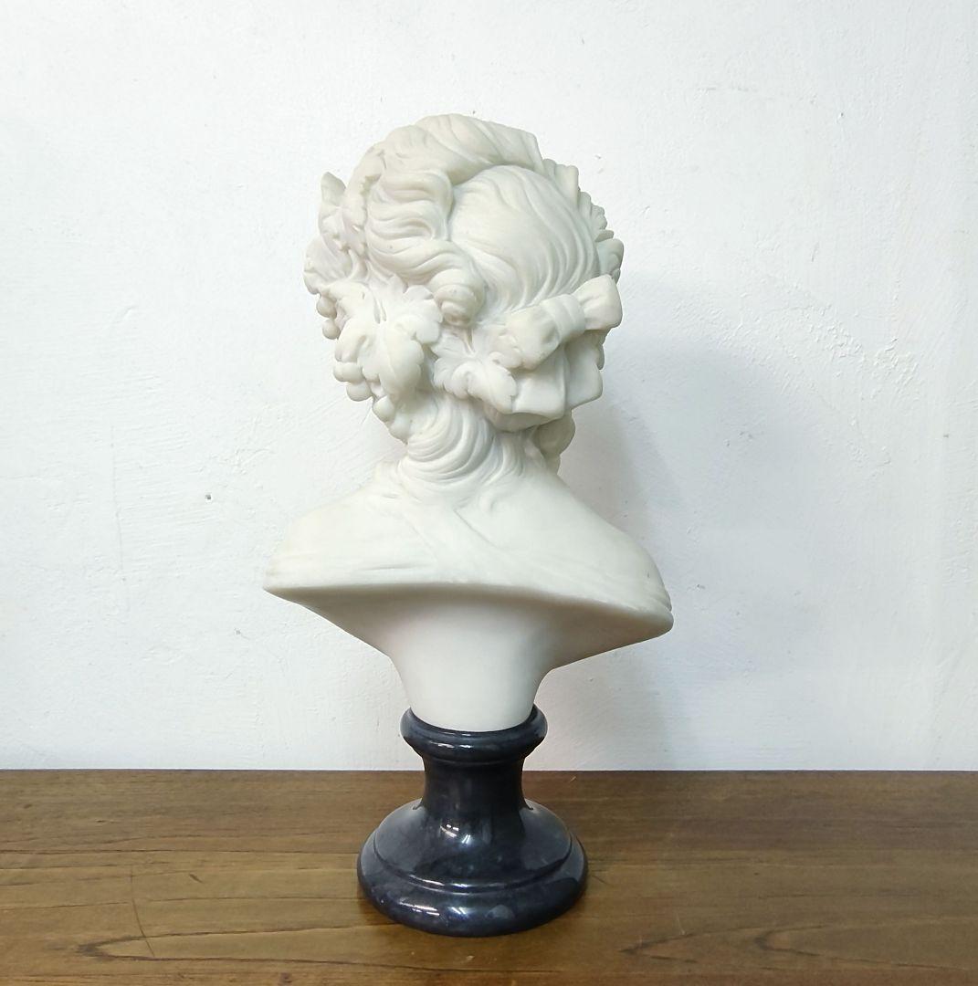 西洋彫刻 大理石 胸像 石像 少女 オブジェ