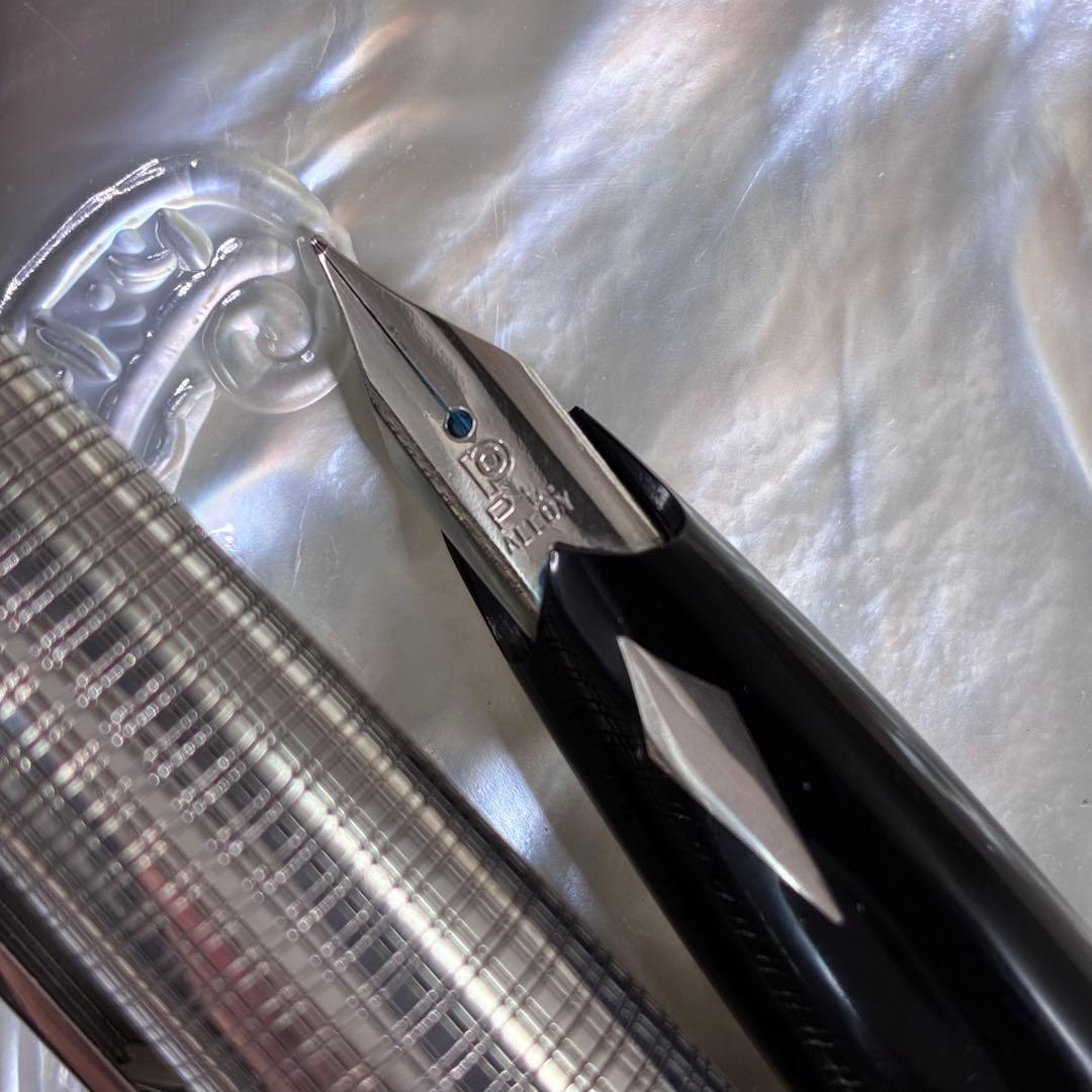 プラチナ万年筆 PLATINUM　1stプラチナ 　軸銀製　プラチナプラチナ