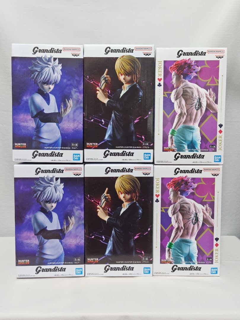 Grandista　キルア　クラピカ　ヒソカ　 6体セット