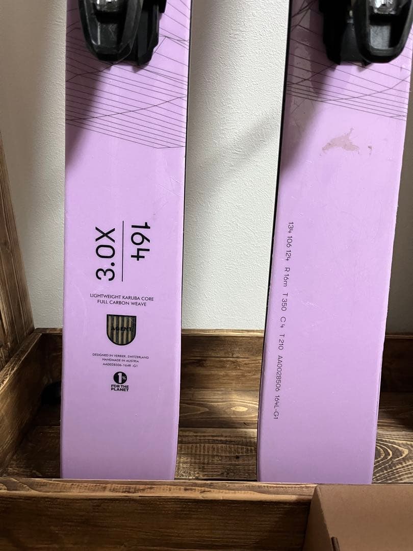 FACTION Agent スキー板 紫 164cm