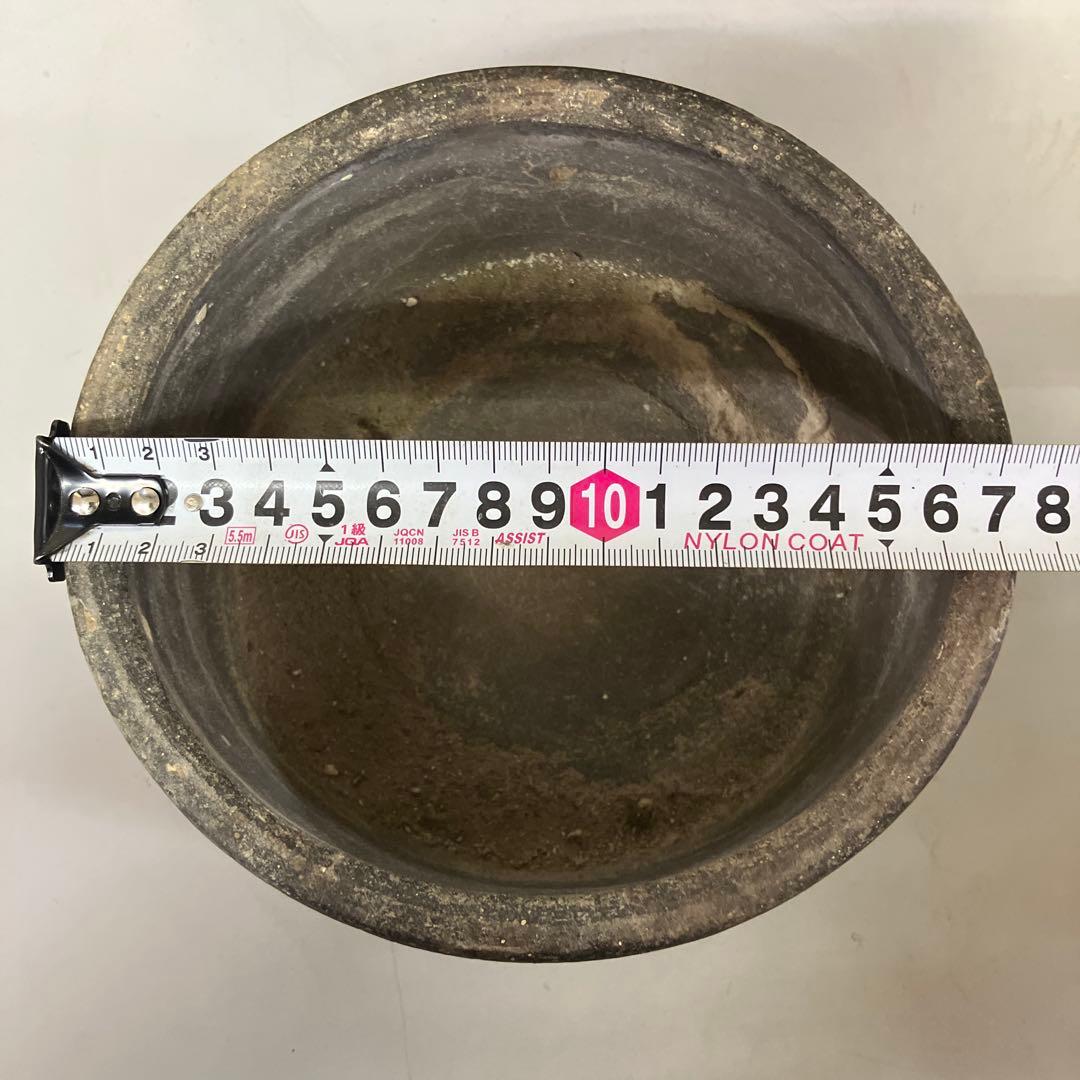 A-壁 昭和レトロ 古民具 古道具 時代物 猫火鉢 陶器製 黒 火鉢 火鉢