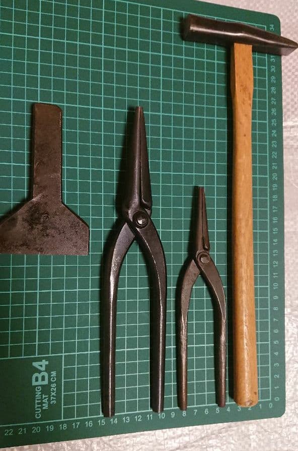 板金工具セット 四点