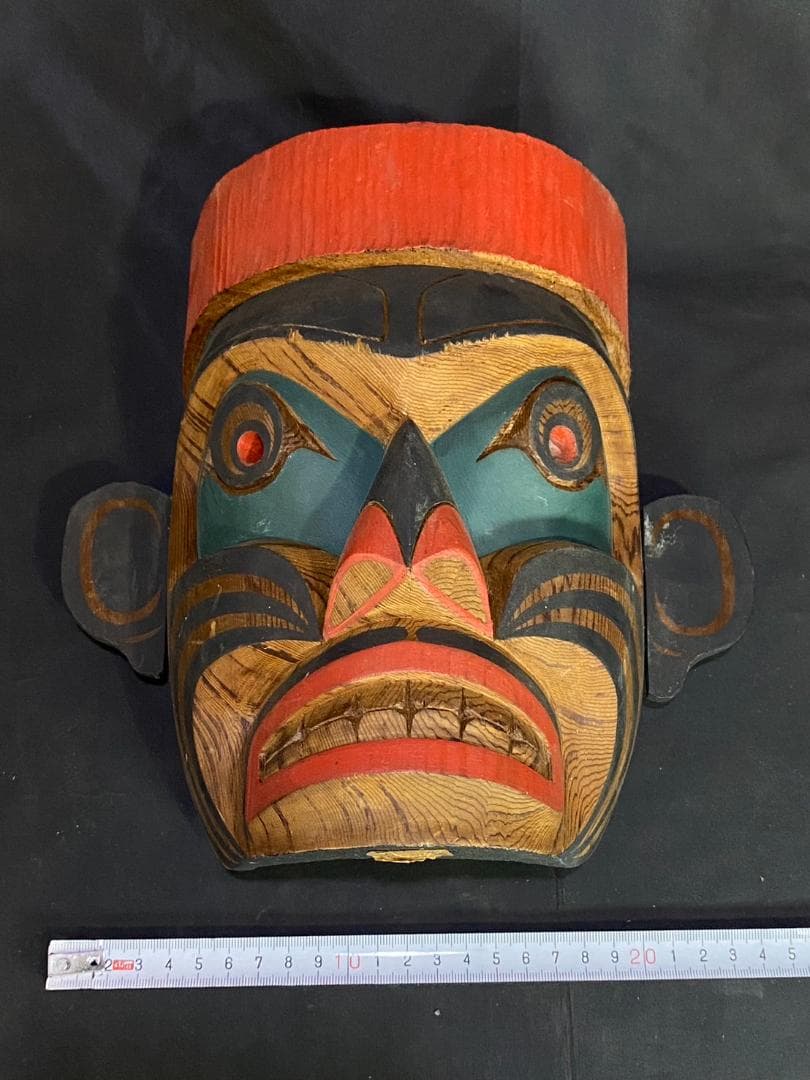 Kwakiutl Mask Oscar Ozzie Matilpi 木製 マスク