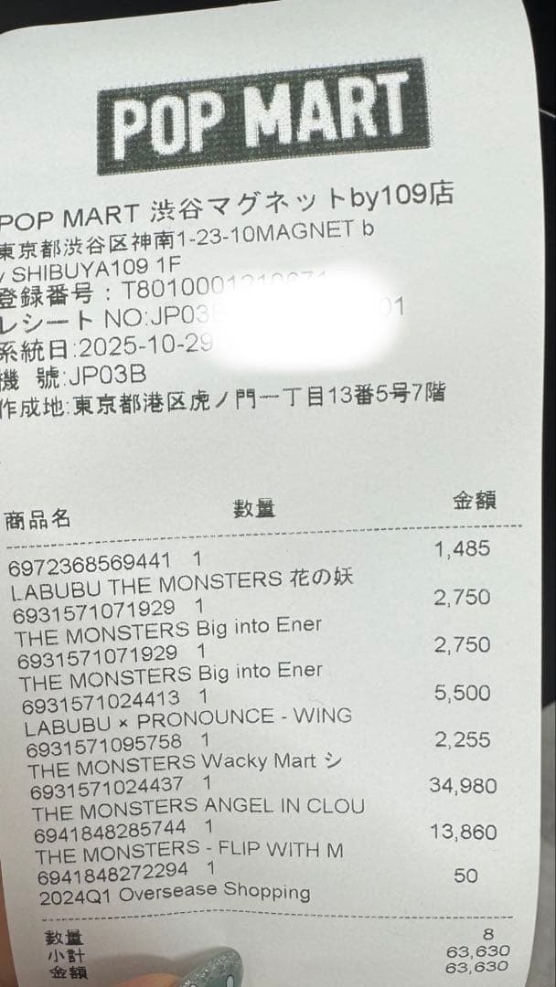 POPMART ラブブThe Monsters ぬいぐるみ5個セット