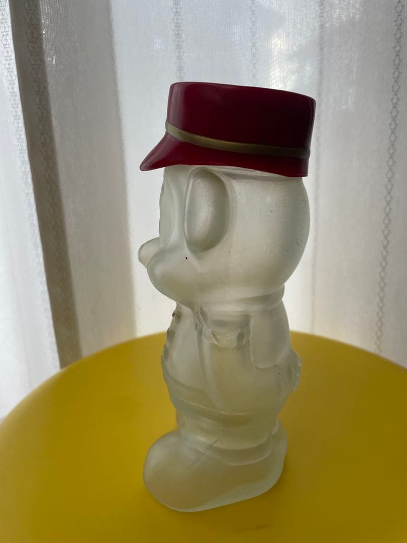 【レトロ】ミッキーマウス 瓶　ガラス製 フィギュア ランプ　ディズニー