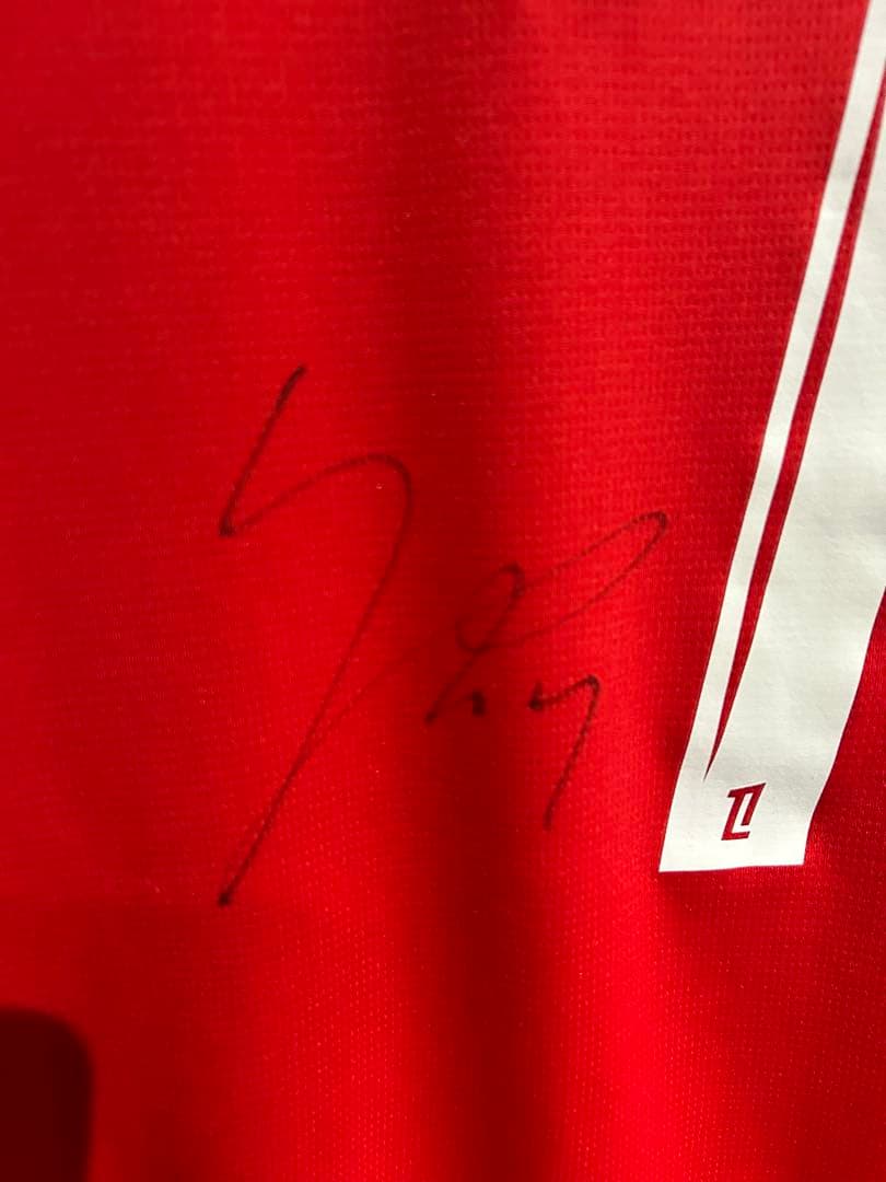 スタッド・ランス オーセンティックユニフォーム 伊東純也選手直筆サイン入り