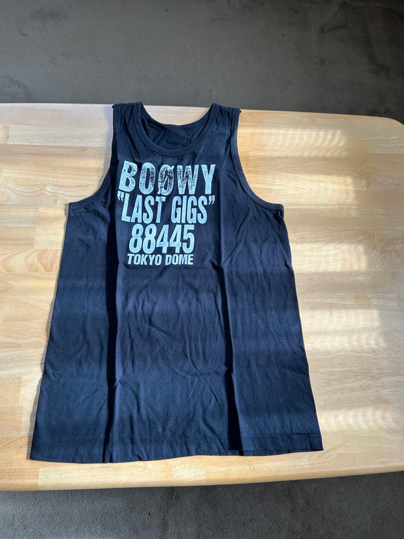 BOOWY LAST GIGS タンクトップ ブラック　当時物