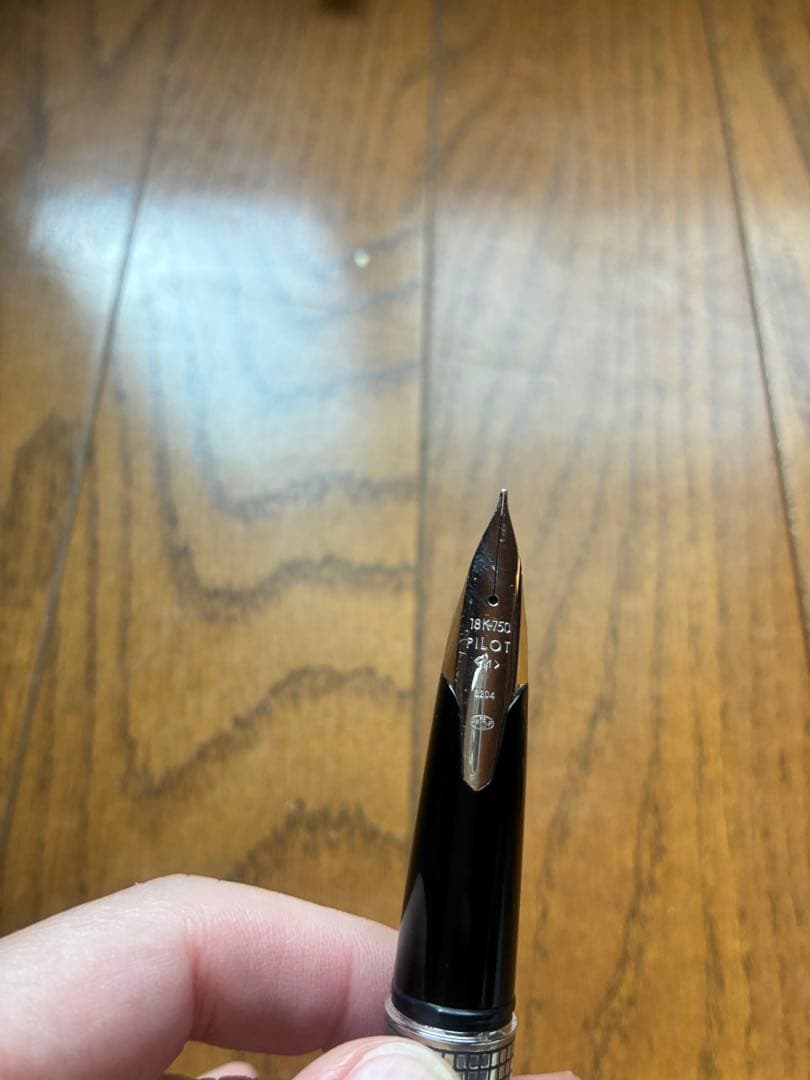 PILOT（パイロット）万年筆 シルバーン 格子