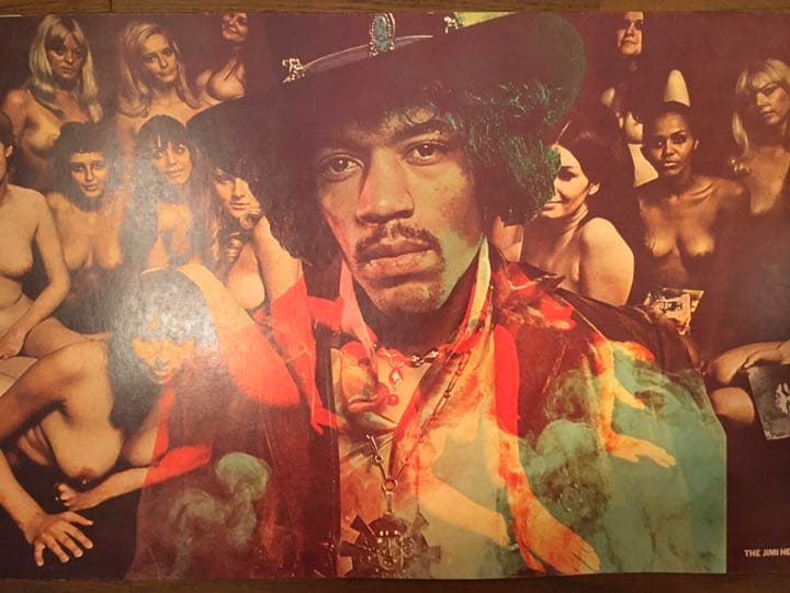 ビンテージ 60s JIMI HENDRIX EXP プロモ ポスター