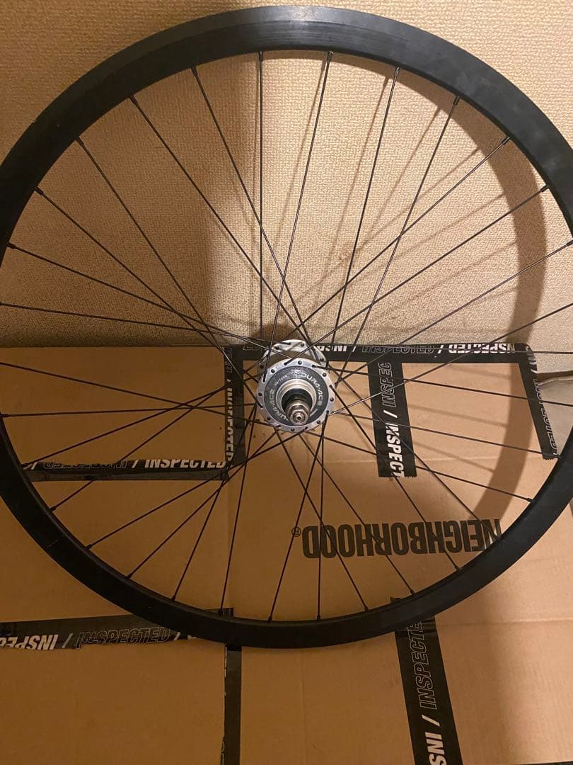 Dura-Ace 32h リム　VELOCITY deepV 手組みホイール前後