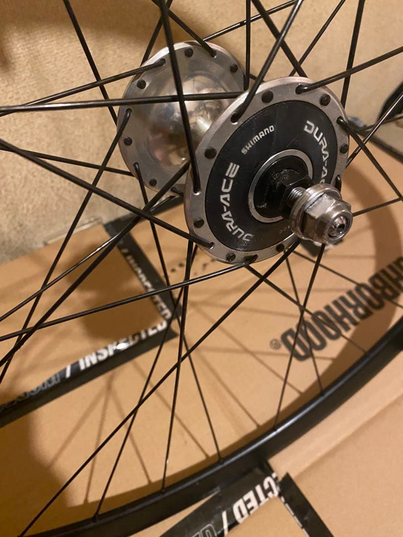 Dura-Ace 32h リム　VELOCITY deepV 手組みホイール前後
