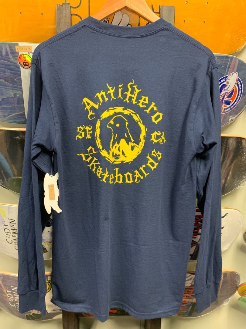 スケートボード ANTI HERO PIGEON MOTION POCKET L/S TEE