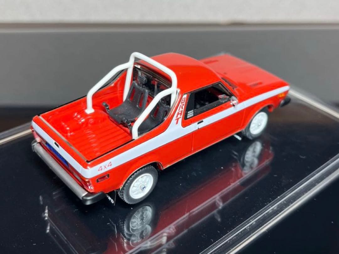 超レアモデル❗️ミニカー 1/43 DNA スバル ブラット レッド