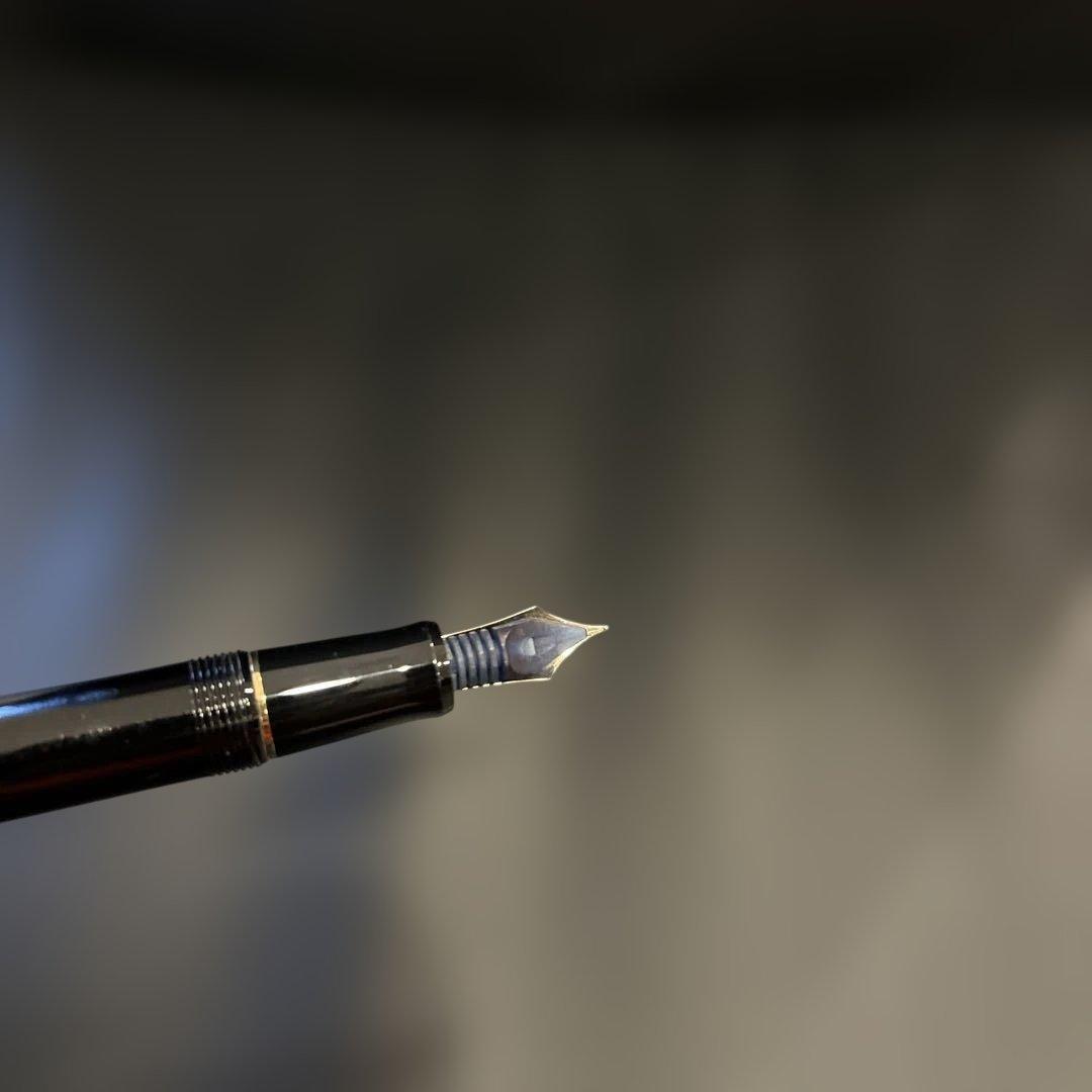 PILOT 万年筆 カスタム74 14K 黒　中細字　箱・説明書・付属品付き