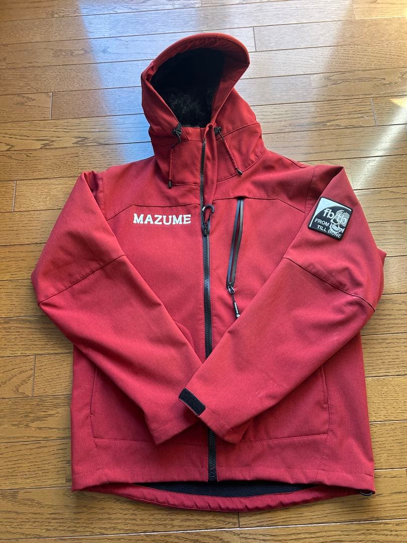 MAZUME フィッシングジャケット M レッド
