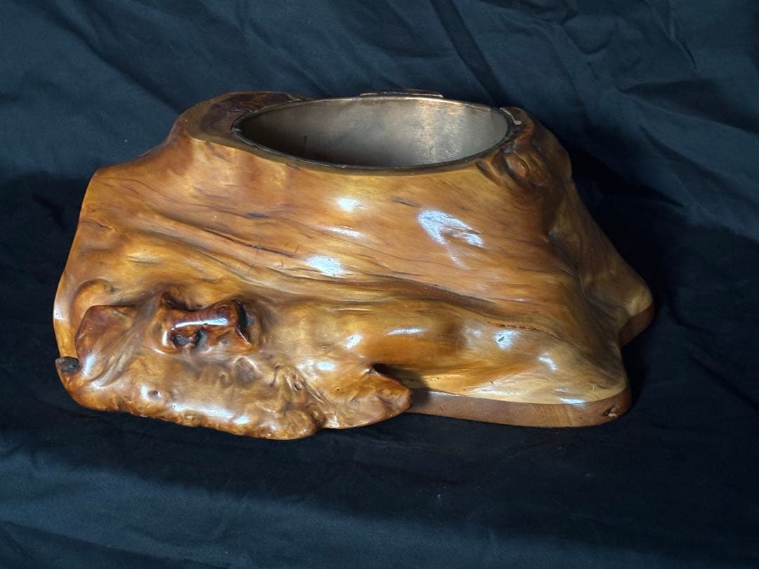 天然木製手火鉢 自然木