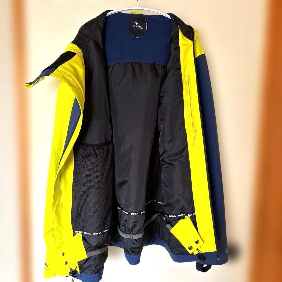 【RIP CURL】リップカール　スノーボード　ウェア　イエロー/ネイビー　L