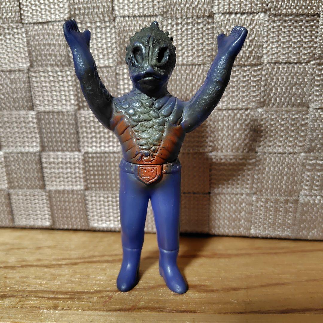 【超希少】昭和レトロ　1970年代の旧バンダイ製ソフビ人形　アマゾニア