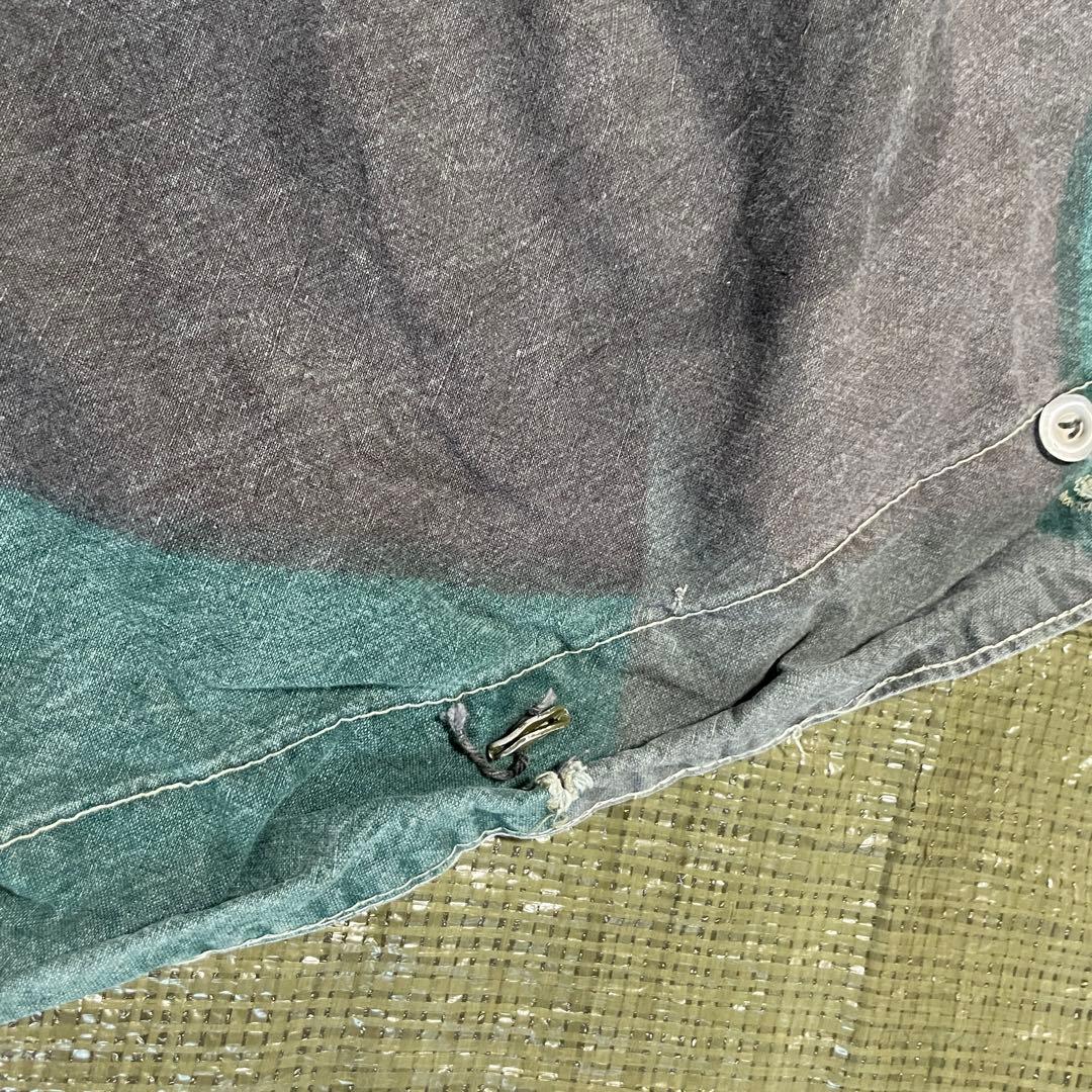 お*い様 スウェーデン軍　軍幕　パズルカモ迷彩 コットン 三角テント