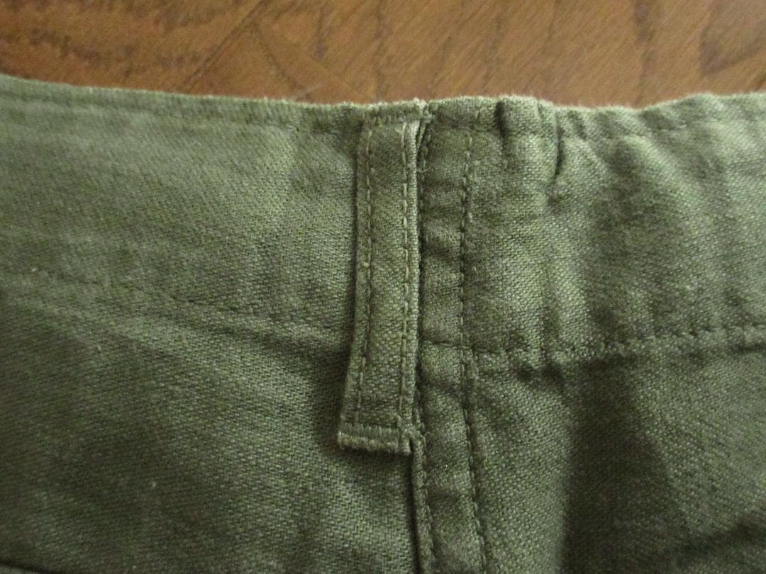 ★米軍実物USARMY推定'60s【OG-107】コットンサテンベイカーパンツ
